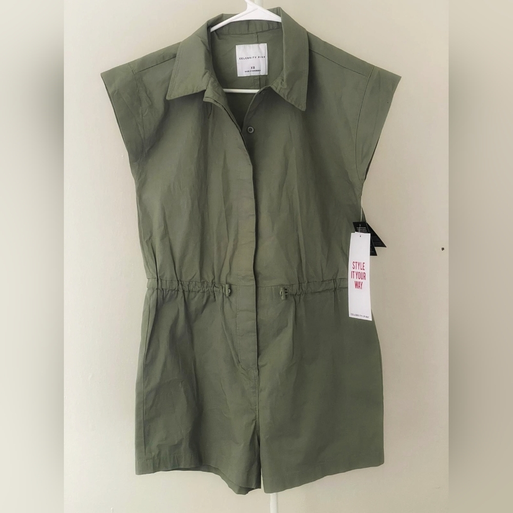 Celebrity Pink Green Romper